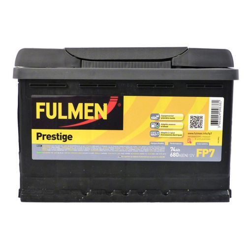 batteries fulmen 680A 74AH FP7