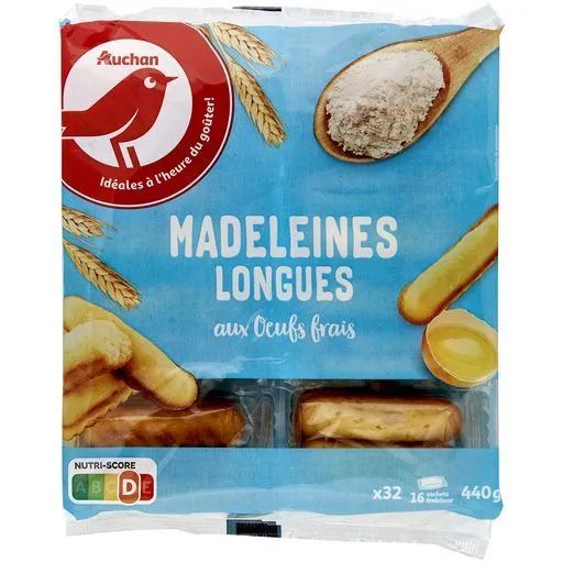 madeleine longues auchan