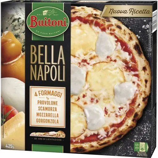 pizza bella napoli 4 fromaggi surgelee buitoni