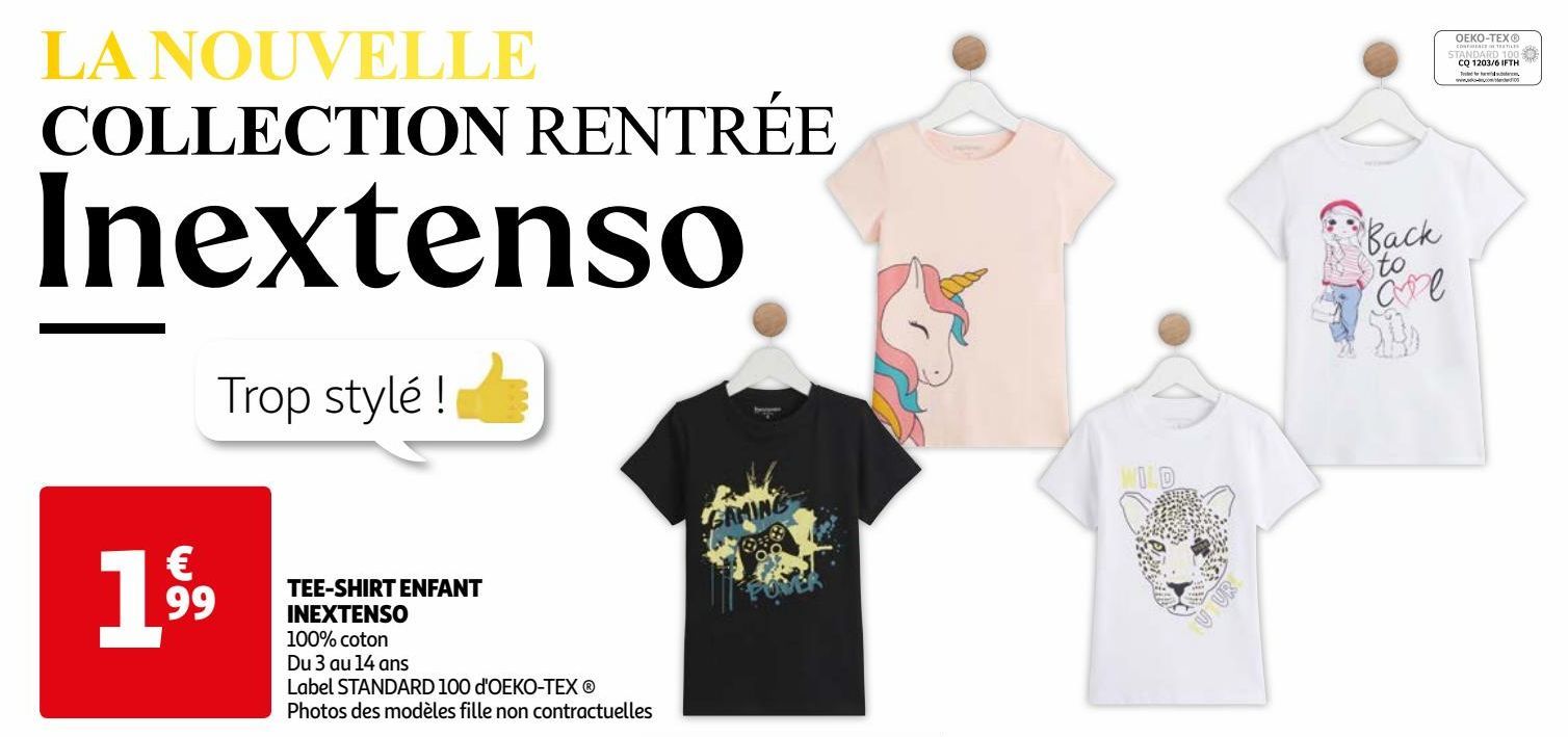 T-shirt enfant inextenso