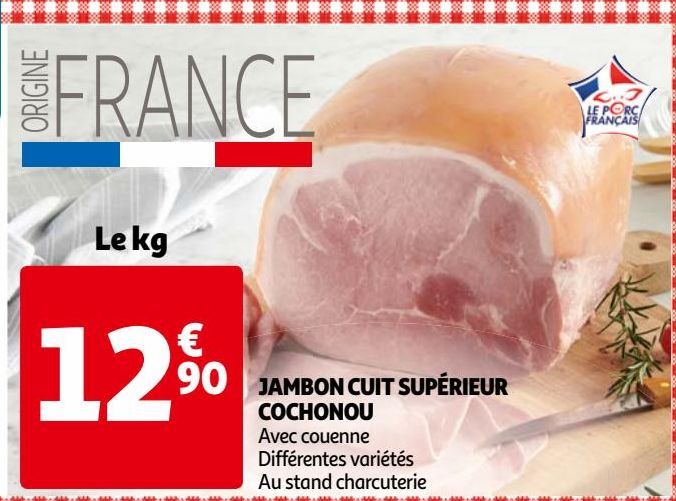 JAMBON CUIT SUPÉRIEUR COCHONOU