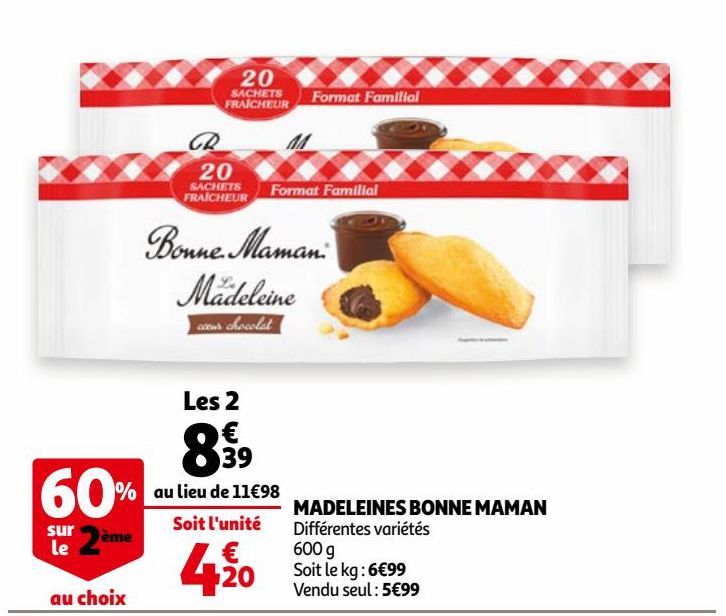 MADELEINES BONNE MAMAN