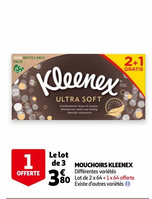 MOUCHOIRS KLEENEX