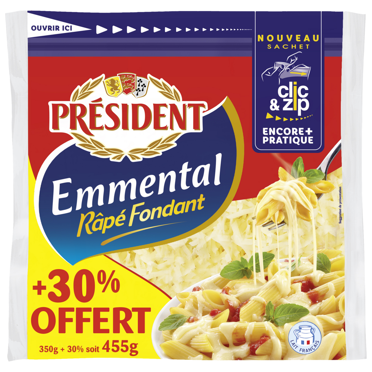 EMMENTAL RÂPÉ PRÉSIDENT