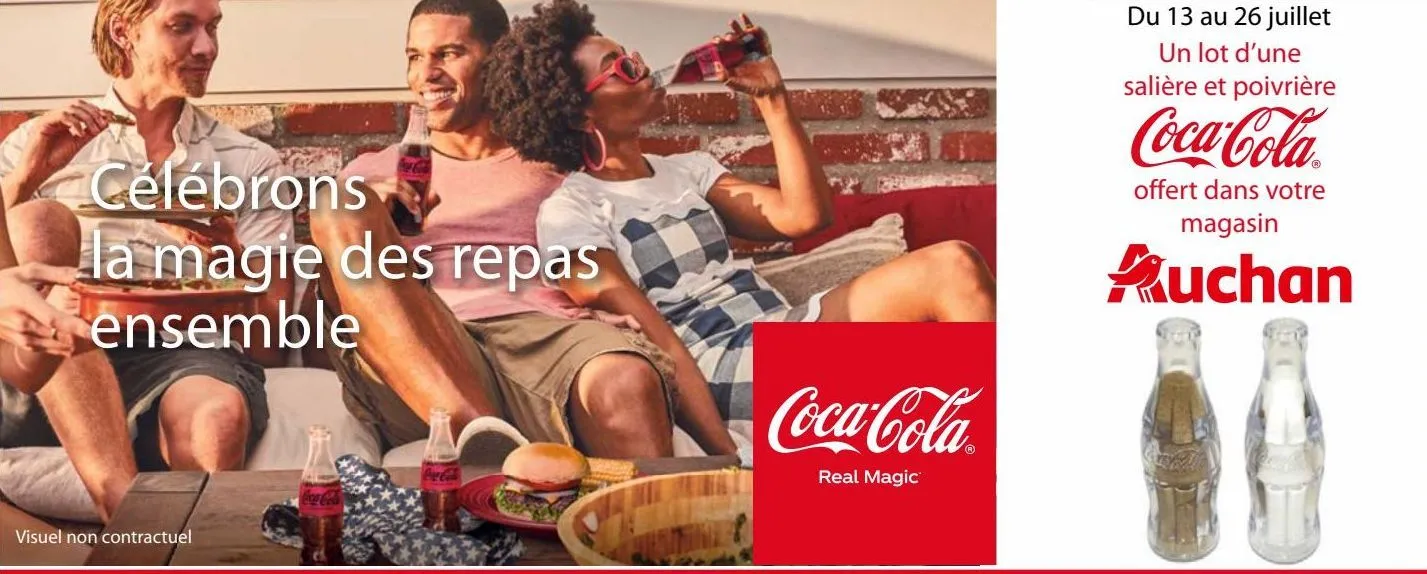 célébrons la magie des repas ensemble coca cola