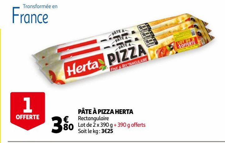 PÂTE À PIZZA HERTA