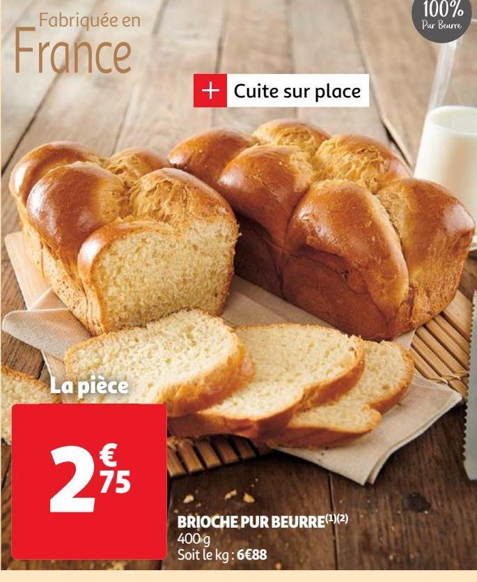 BRIOCHE PUR BEURRE