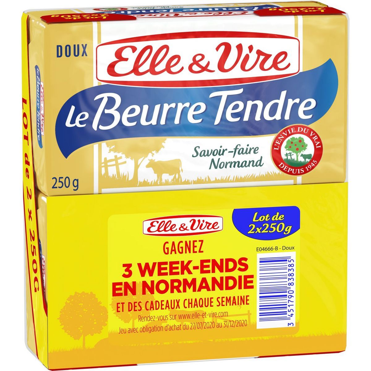 LE BEURRE TENDRE ELLE & VIRE