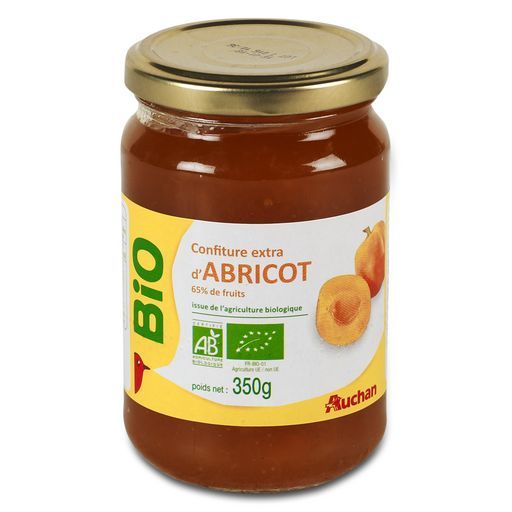 confiture extra abricot auchan bio