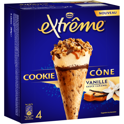 cookies cone extreme Nestlé