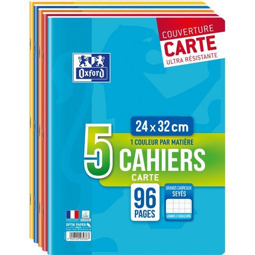 cahiers carton oxford