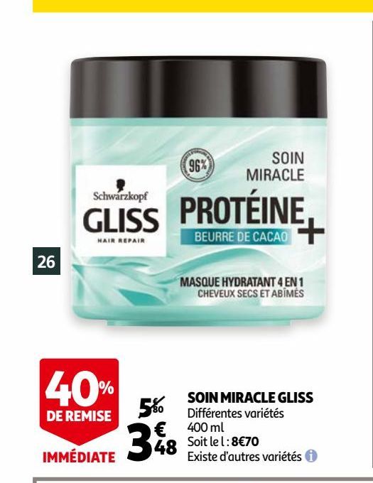 Soin Miracle Gliss