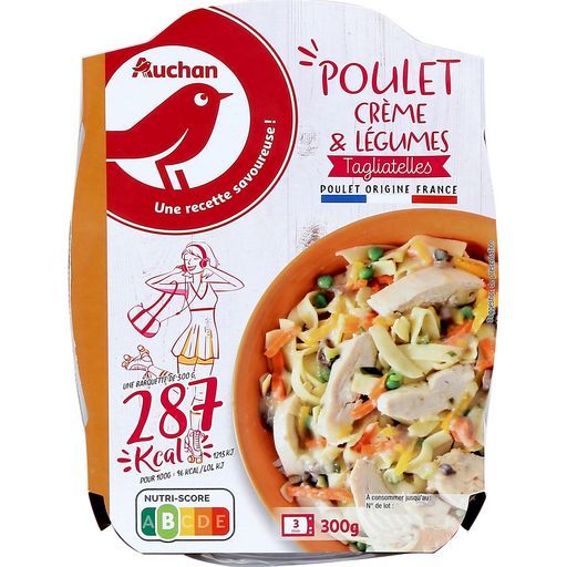 plats cuisinés les alleges auchan