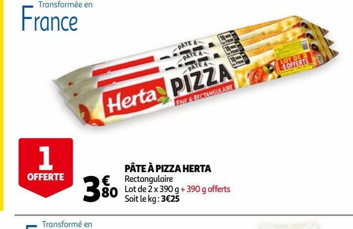 pâte à pizza Herta