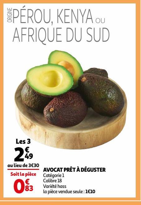 avocats pret a deguster