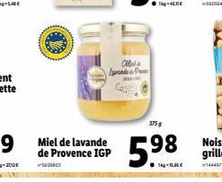 Miel de lavande de Provence IGP  SE00803  Mala  Lavende  375 g  5.?8