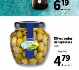 olives dénoyautées