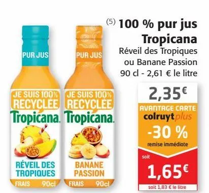 100% pur jus tropicana