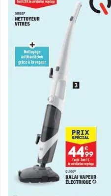 quigg nettoyeur vitres  nettoyage antibactérien grâce à la vapeur  3  prix spécial  44,99  t-bic decoration cyclage  quigo  balai vapeur électrique o