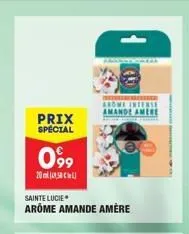 prix special  099  20  sainte lucie  arome amande amère  wazeerka  arome interse amande amere