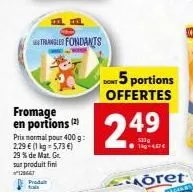 fromage en portions