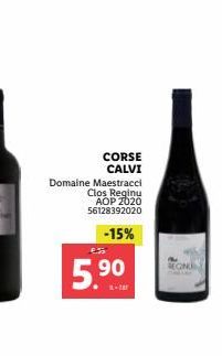 CORSE CALVI Domaine Maestracci Clos Reginu AOP 2020 56128392020  -15%  5  5.??