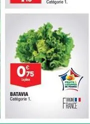095  lapice  batavia catégorie 1.  fruits legumes france  rene france
