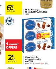 chocolat au lait Gavottes