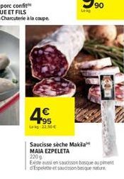 saucisse sèche