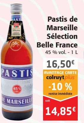 Pastis de Marseille Sélection Belle France