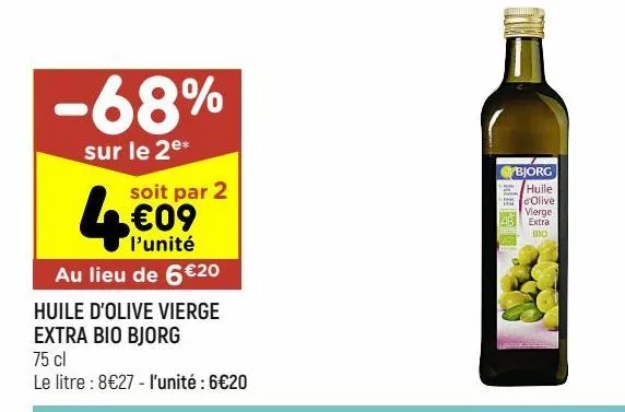 huile d'olive vierge extra bio bjorg