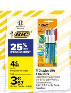 soldes BIC