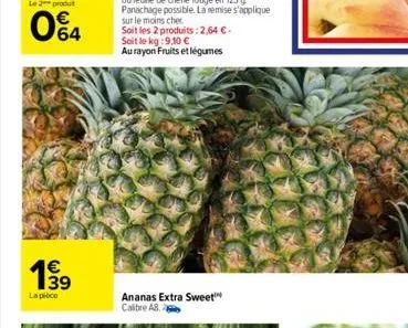 64    1?9  lapioce  ananas extra sweet calibre ab.