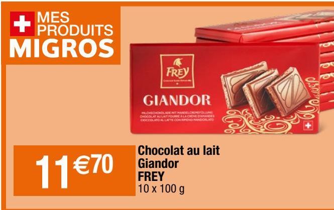 chocolat au lait giandor frey