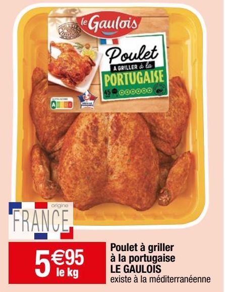 poulet à griller à la portugaise Le gaulois