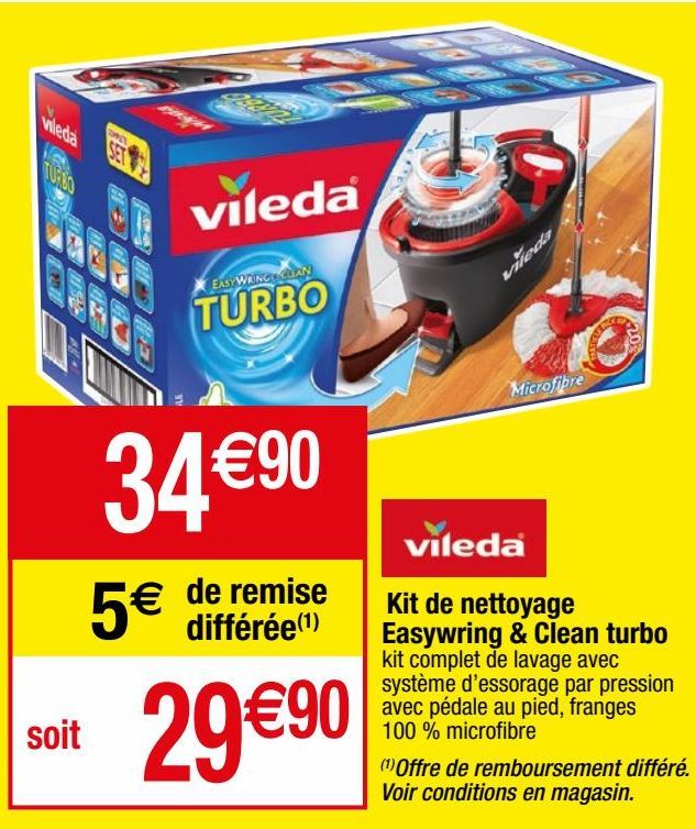 kit de nettoyage easywring & clean turbo