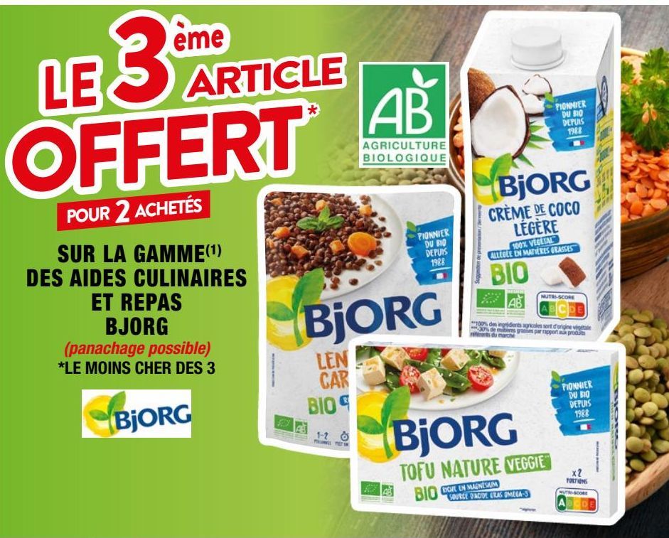 aides culinaires Bjorg