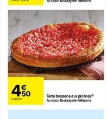 450  Lapiece  Tarte bressane aux pralines Aurayon Boulangerie patisserie