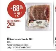 jambon bell