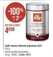 café moulu Illy