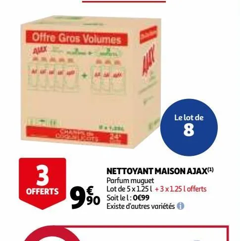 nettoyants maison ajax