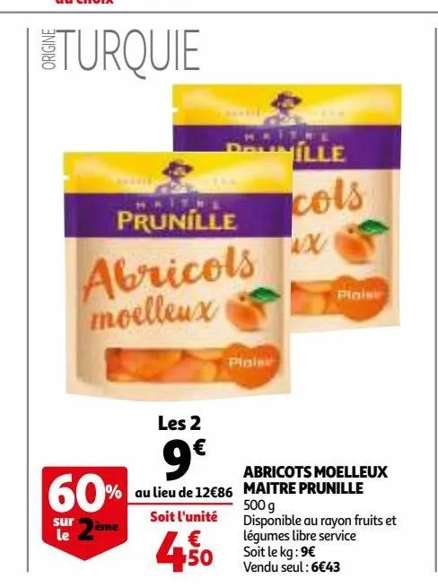 abricots moelleux maitre prunille