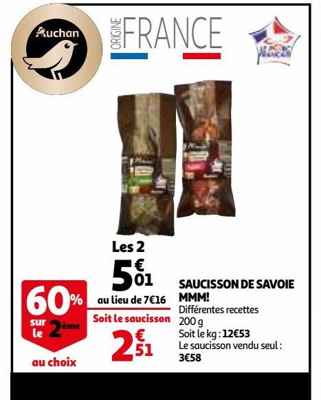 saucisson de savoie MMM!