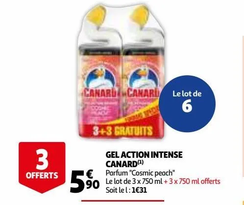 gel action intense canard