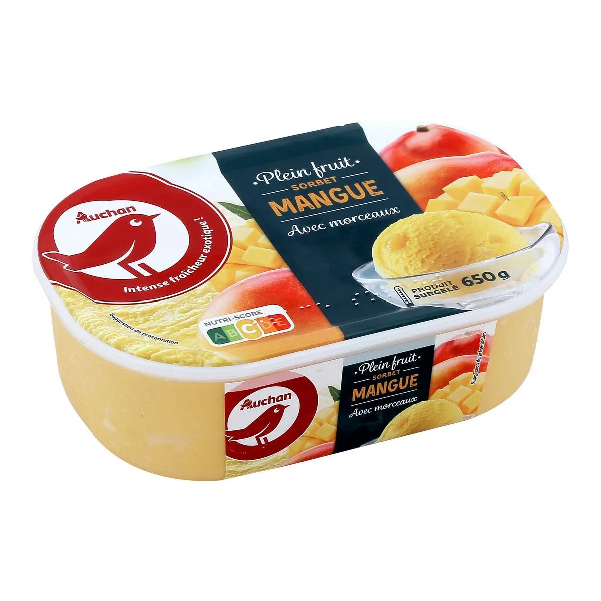 sorbet mangue auchan