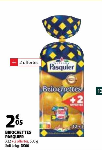 BRIOCHETTES PASQUIER