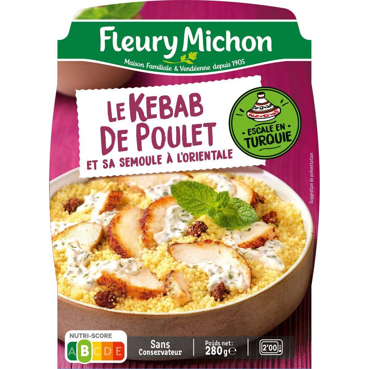 PLAT CUISINÉ FLEURY MICHON