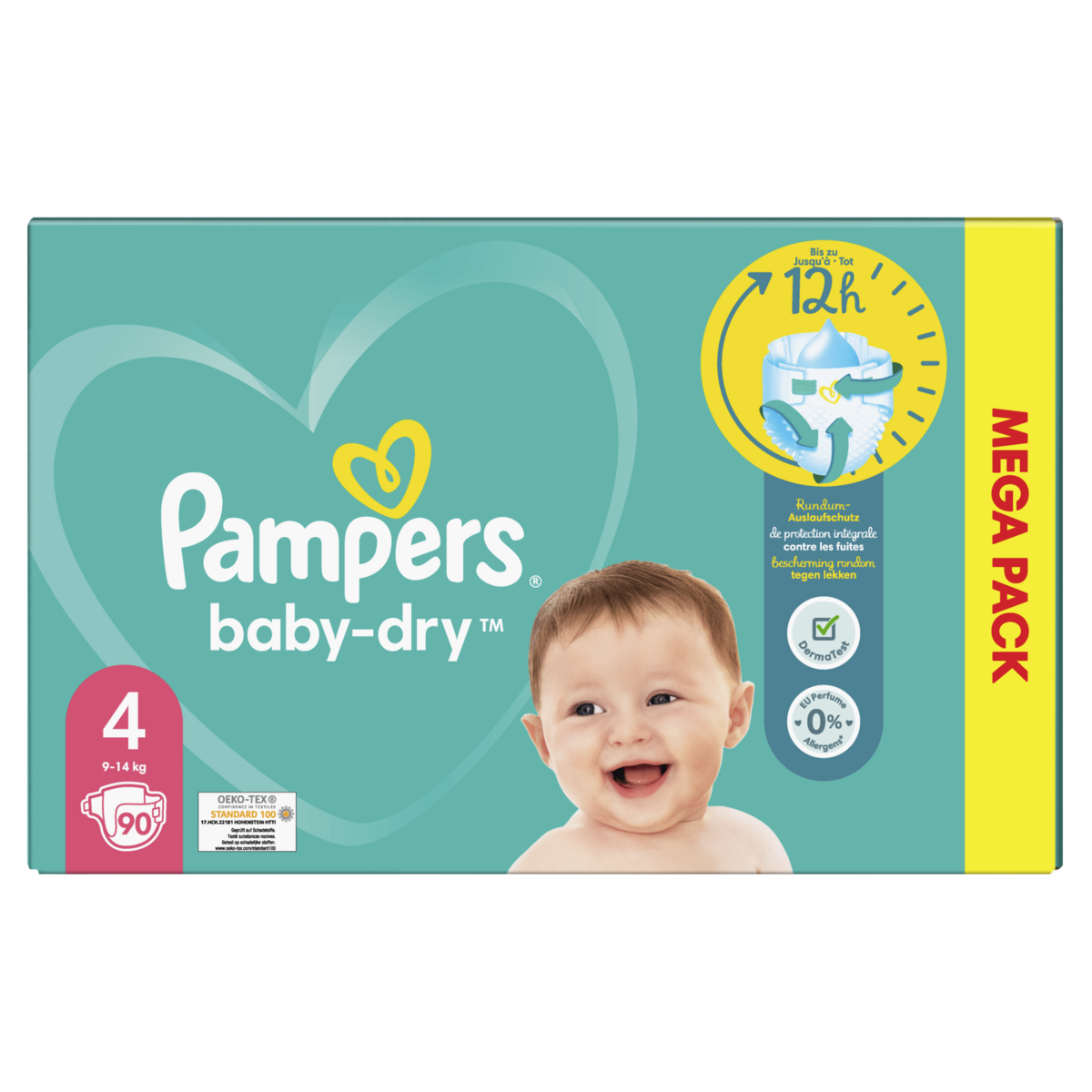 CHANGES BABY DRY PAMPERS