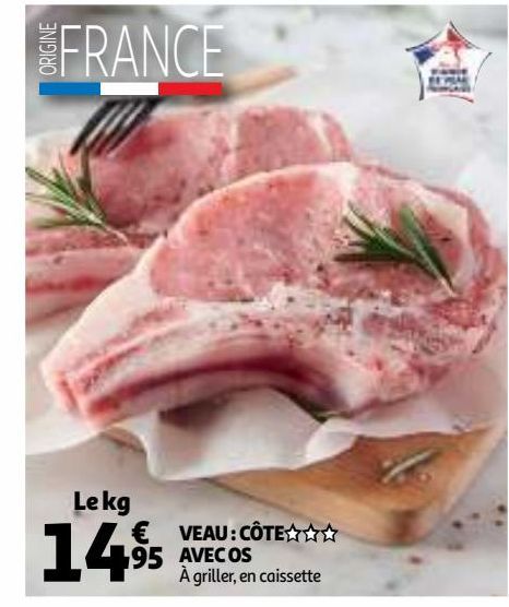 VEAU:CÒTE AVEC OS