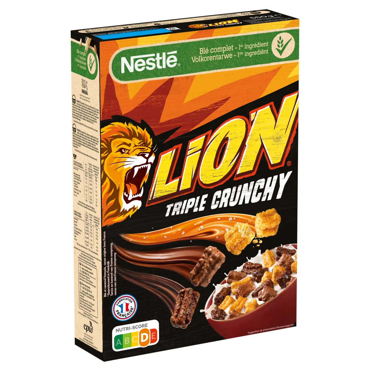 céréales triple crunchy lion